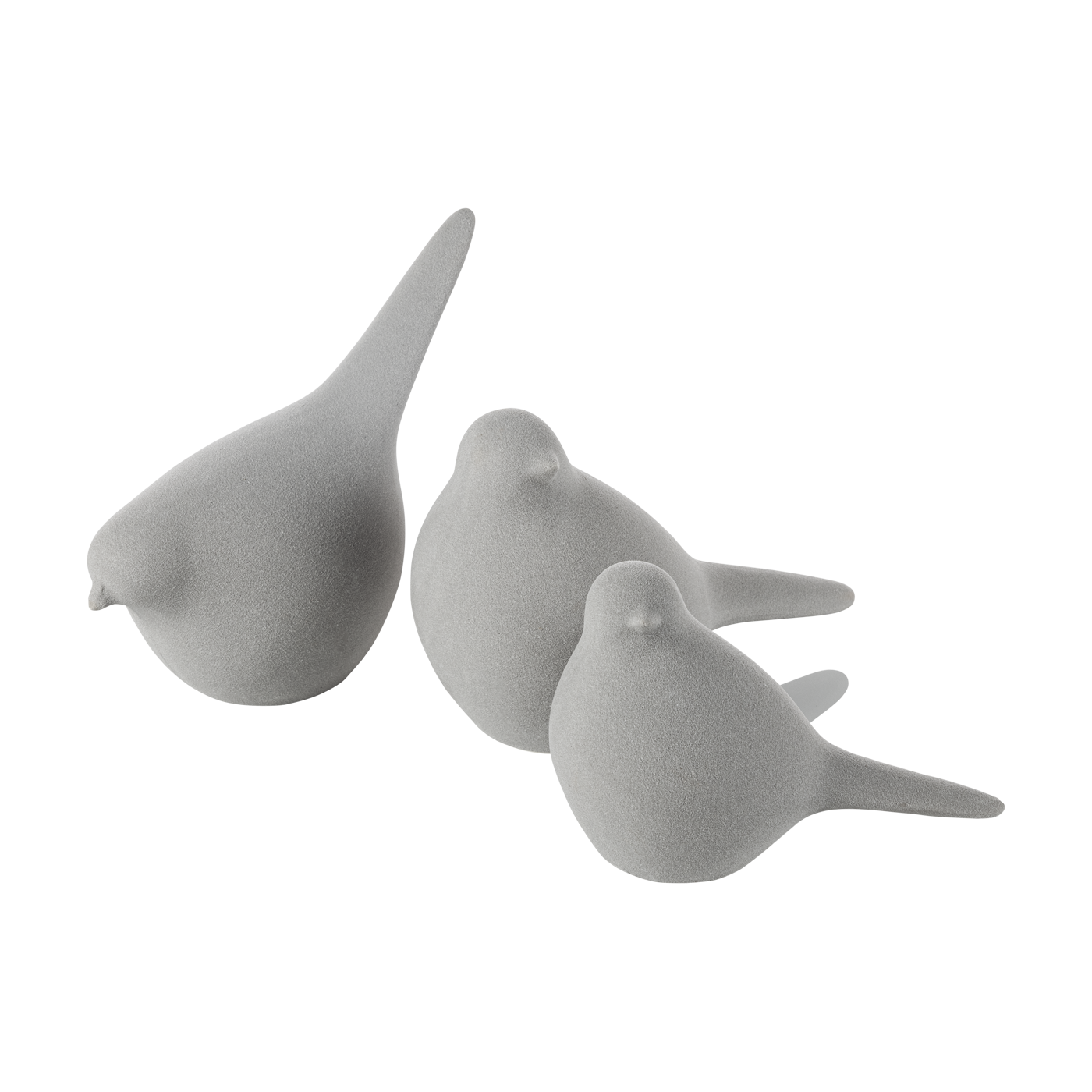 Keramikvögel 3er Set