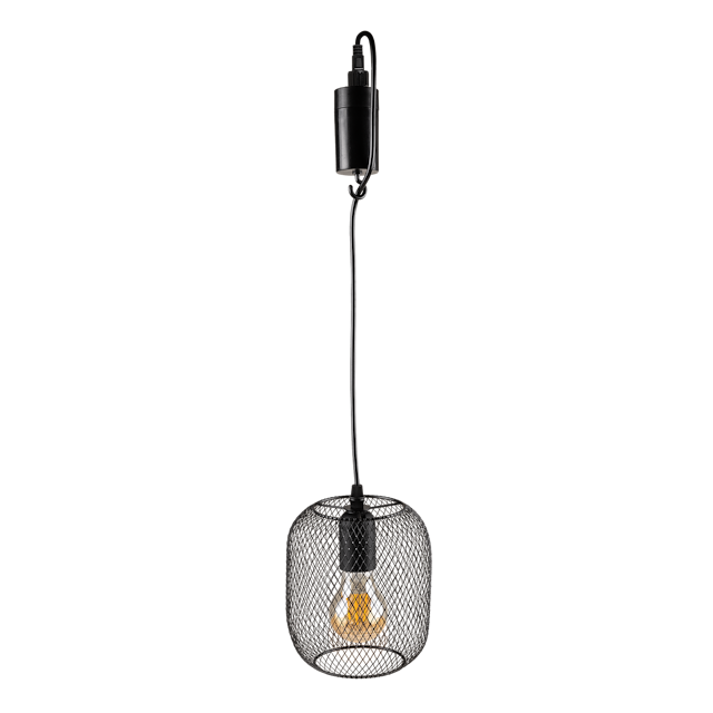 LED Lampe Pekka schwarz