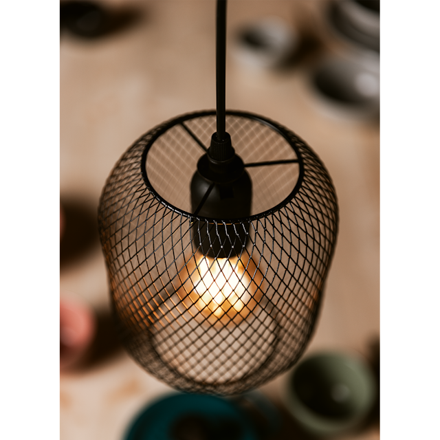 LED Lampe Pekka schwarz