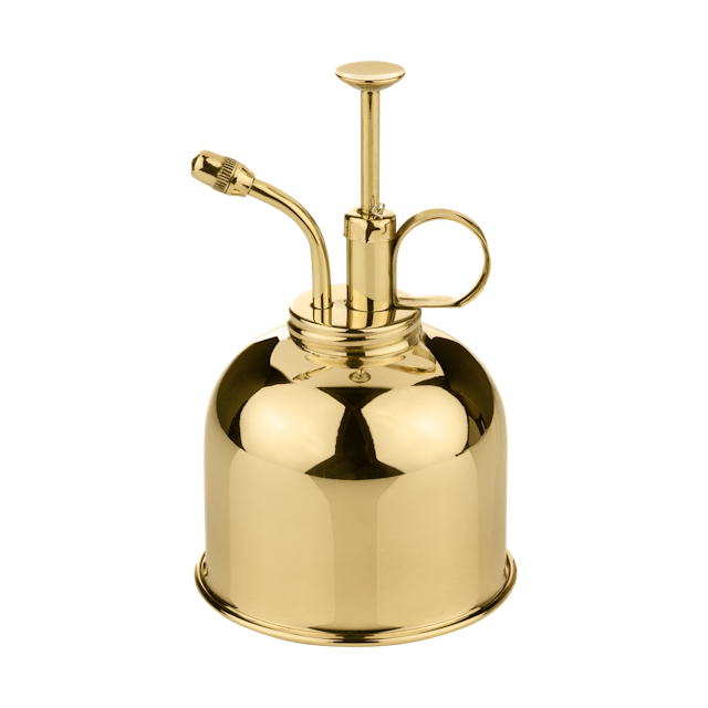 Metall- Pflanzensprüher gold