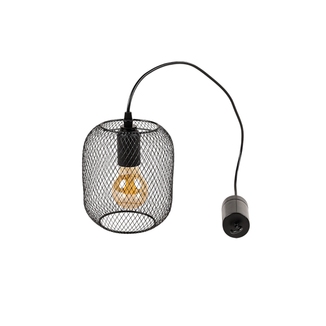 LED Lampe Pekka schwarz