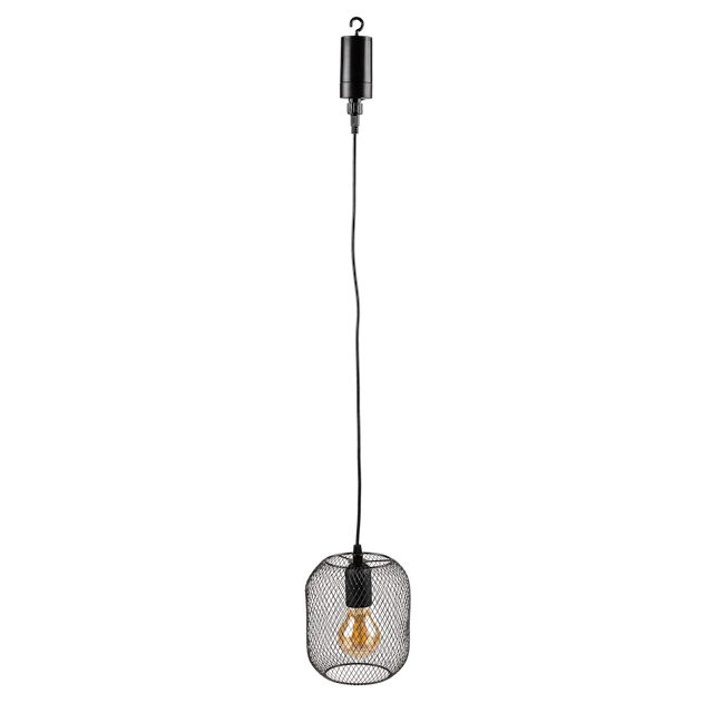 LED Lampe Pekka schwarz